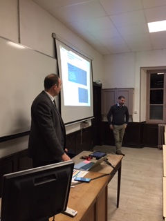 M. BECK chef d'établissement de l'ensemble scolaire Charles de Foucauld présent la réforme d