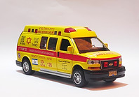 RARE ISRAEl ambulance mada SCALE 135 magen david adom מגן דוד אדום אמבולנס טיפול נימרץ che