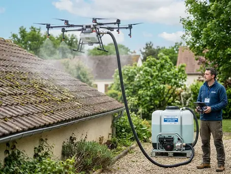 Nettoyage toiture par drone : prix et tarifs en 2026