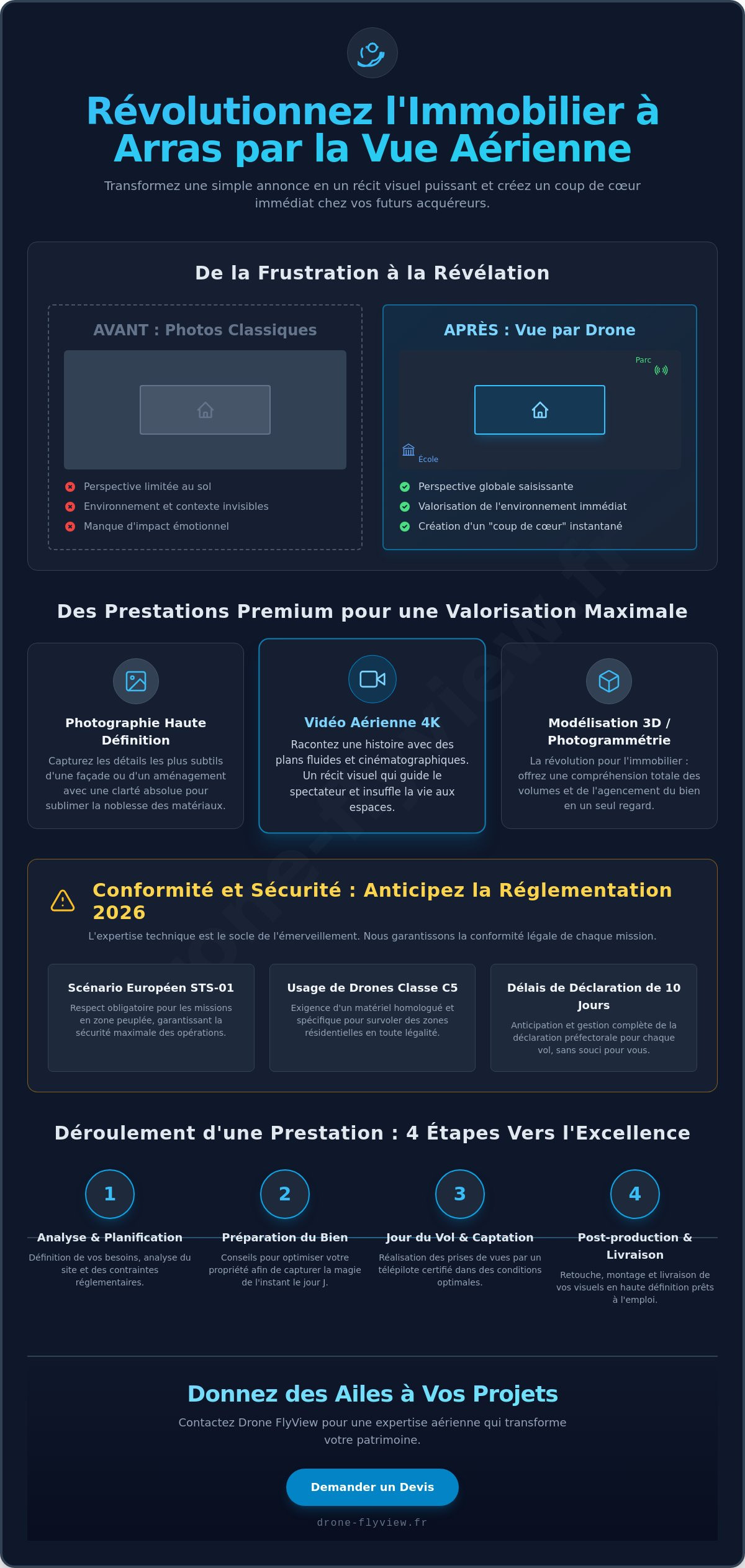 Drone immobilier arras
