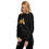 Thumbnail: Black unisex sweatshirt side view