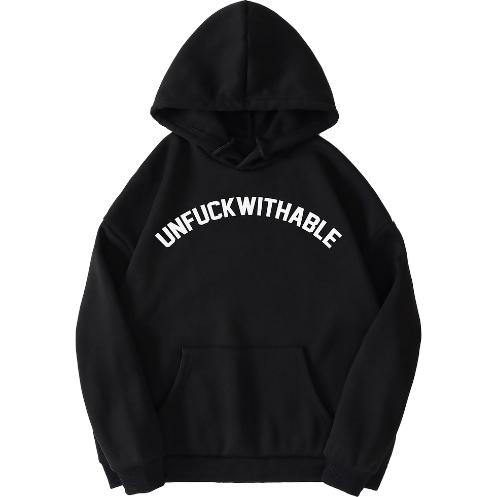 stewpidazzle-black-graphic-hoodie-front-view