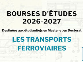 Image d'illustration : ouverture des candidatures aux bourses 2026-2027 de l'association Rails & histoire.