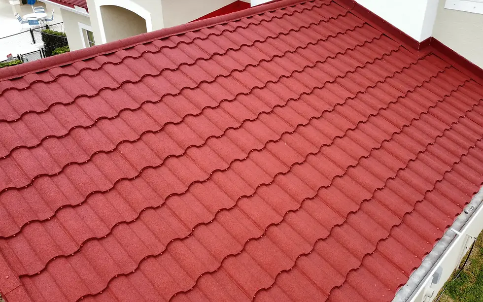 Stone Coated Metal Tile Roof
