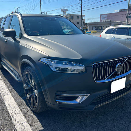 VOLVO XC90 フルラッピング&クロームブラックペイント