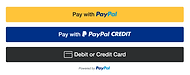 PayPal payments. Pay in three