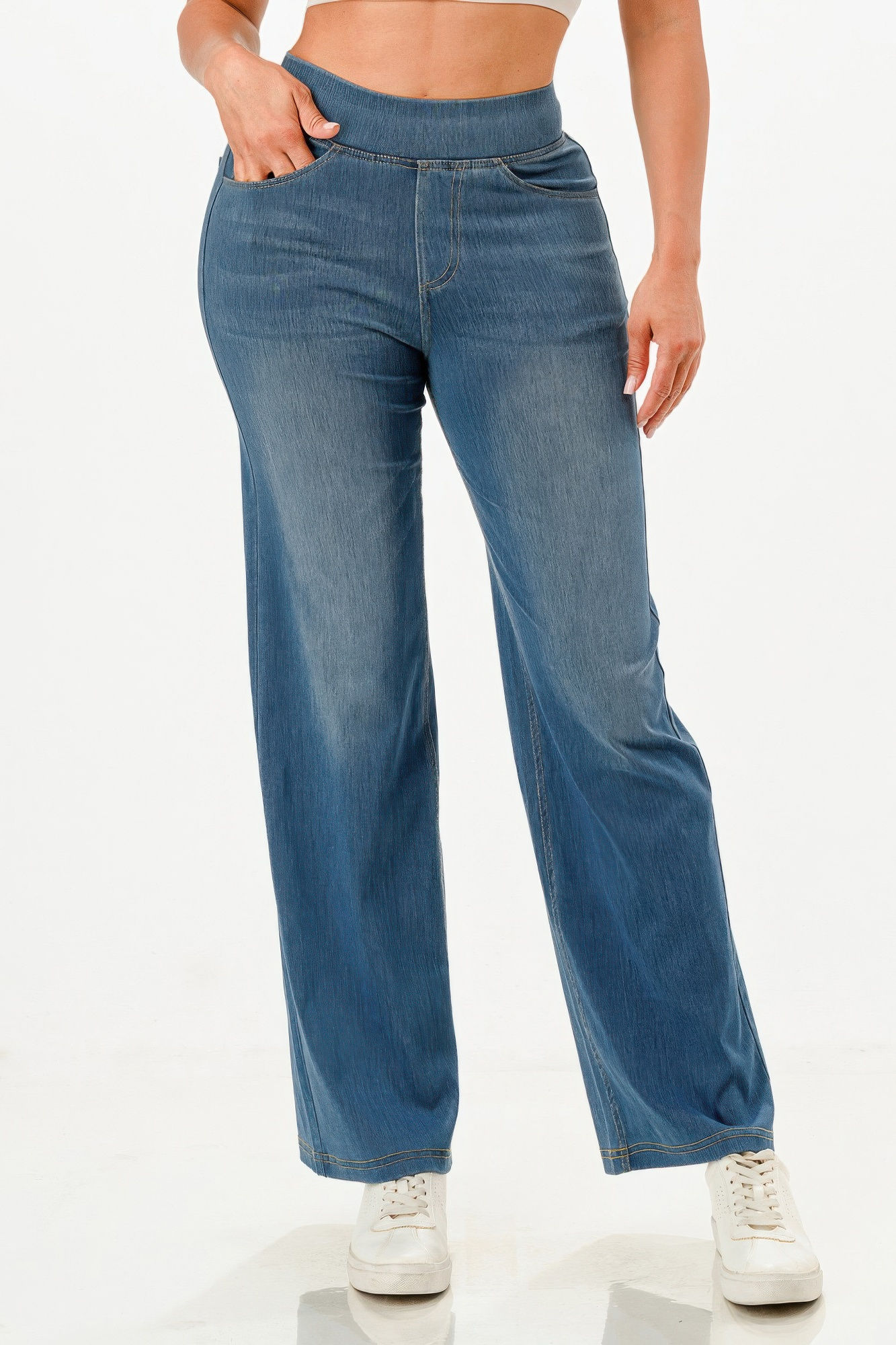 Ultra Soft Flare Baggy Jeans