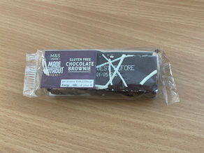 REVIEW: M&S Made Without Wheat Gluten Free Chocolate Brownie