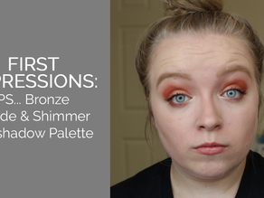FIRST IMPRESSIONS: PS… Bronze Shade & Shimmer Eyeshadow Palette