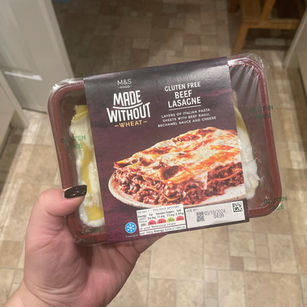 REVIEW: M&S Made Without Wheat Beef Lasagne