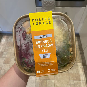REVIEW: Pollen + Grace Mezze Houmous + Rainbow Veg Grain Bowl