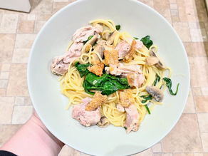 REVIEW: Gousto Creamy Chicken, Mushroom & Tarragon Spaghetti