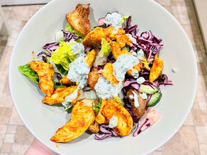 REVIEW: Gousto Lighter Buffalo Chicken Salad Bowl