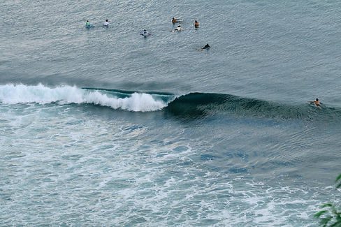 surf guiding to bingin beach