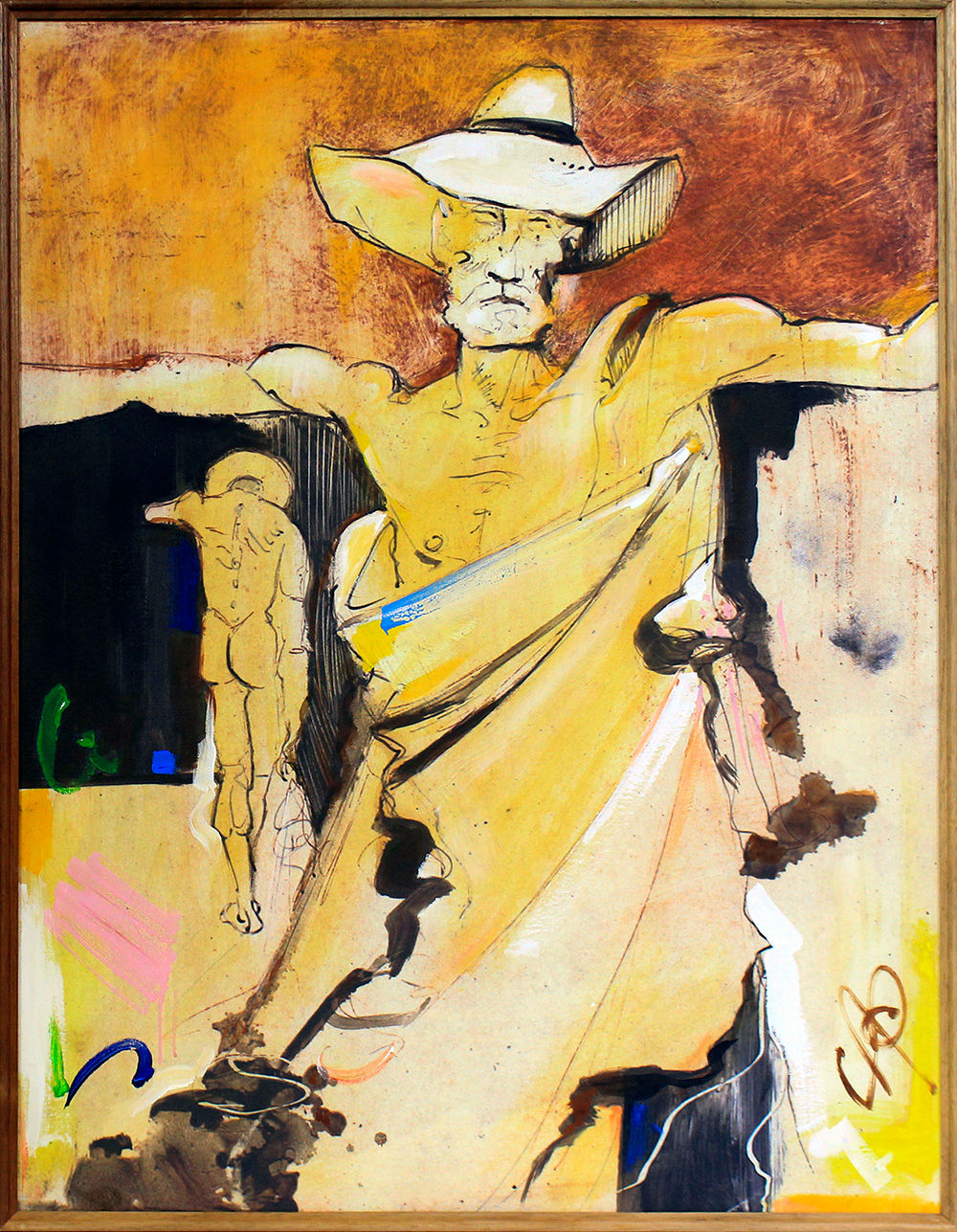 Sin título [Soldado costarricense enfermo del cólera]