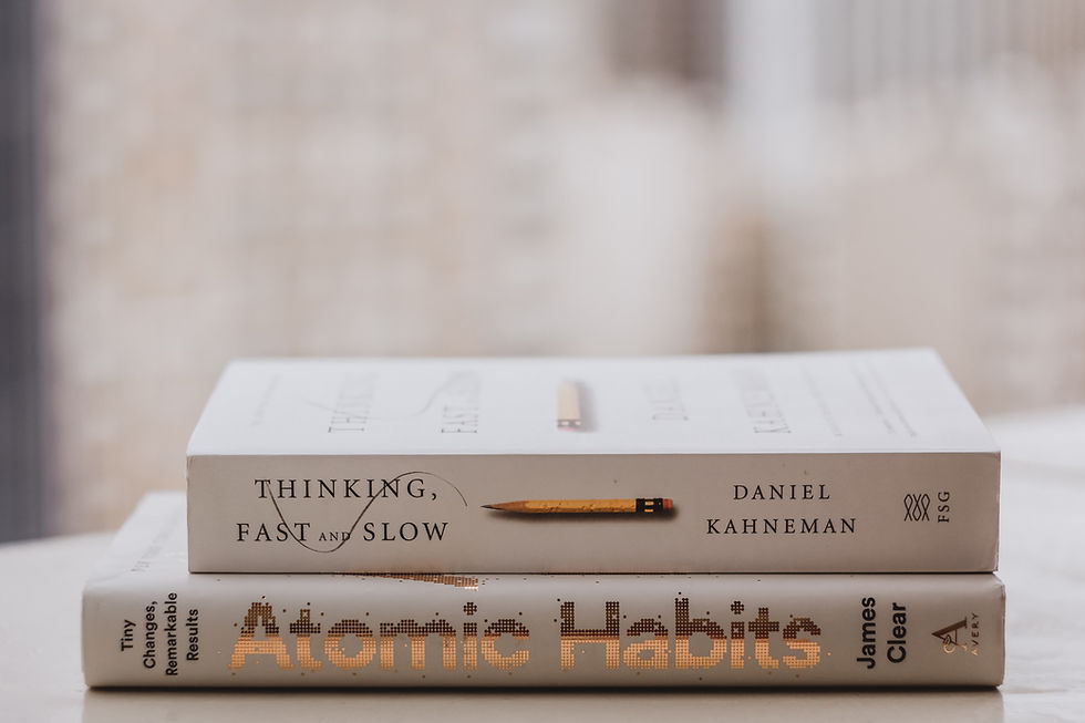 A picture of two books sitting on a table