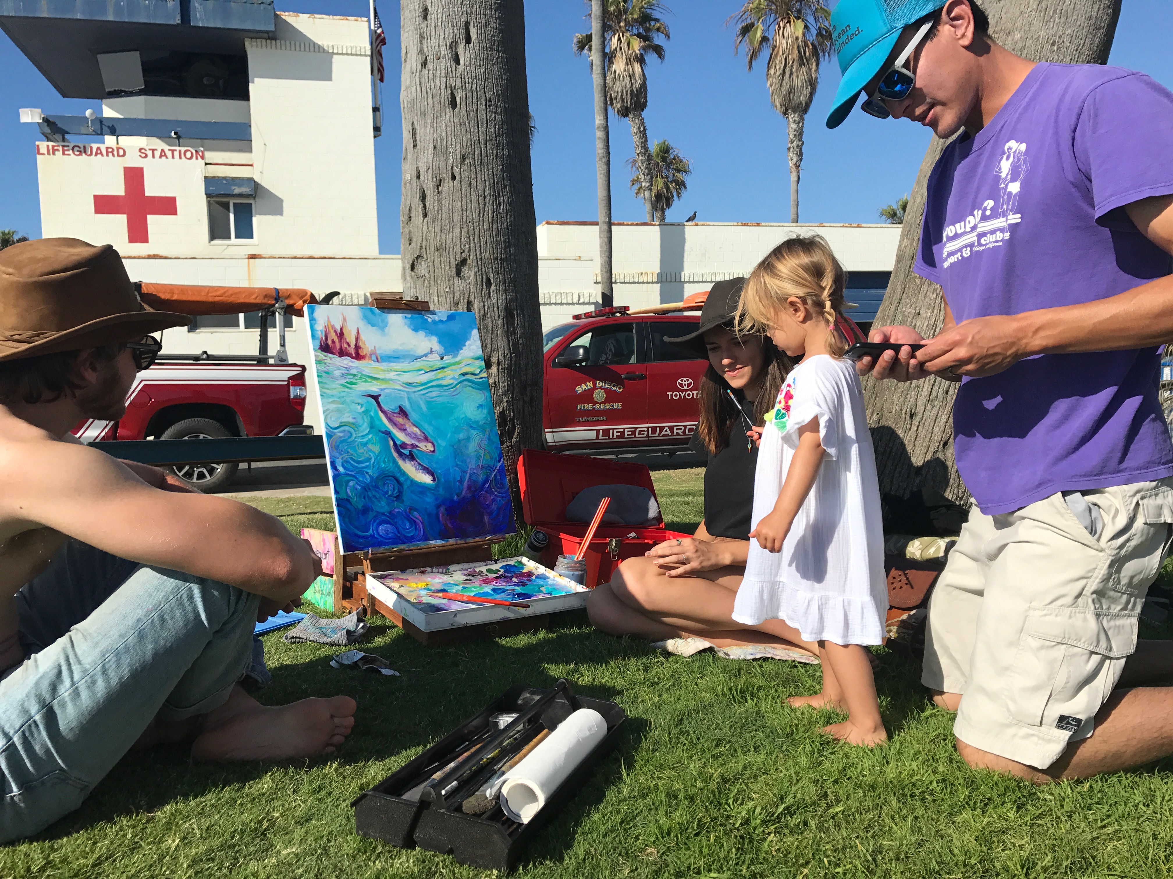 Live painting collab for Sea Shepherd