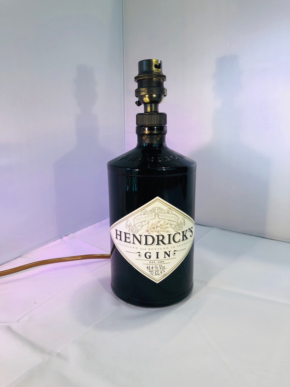 Hendricks Gin Bottle Lamp
