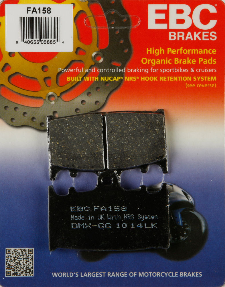 EBC - BRAKE PADS - FA158