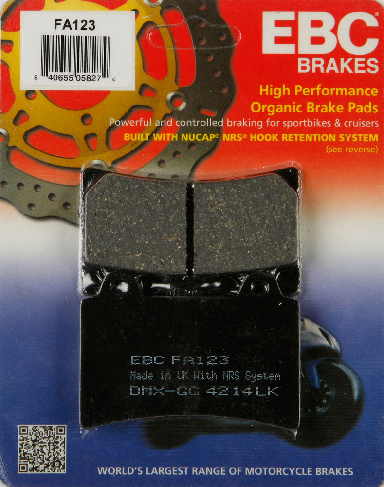 EBC - BRAKE PADS - FA123
