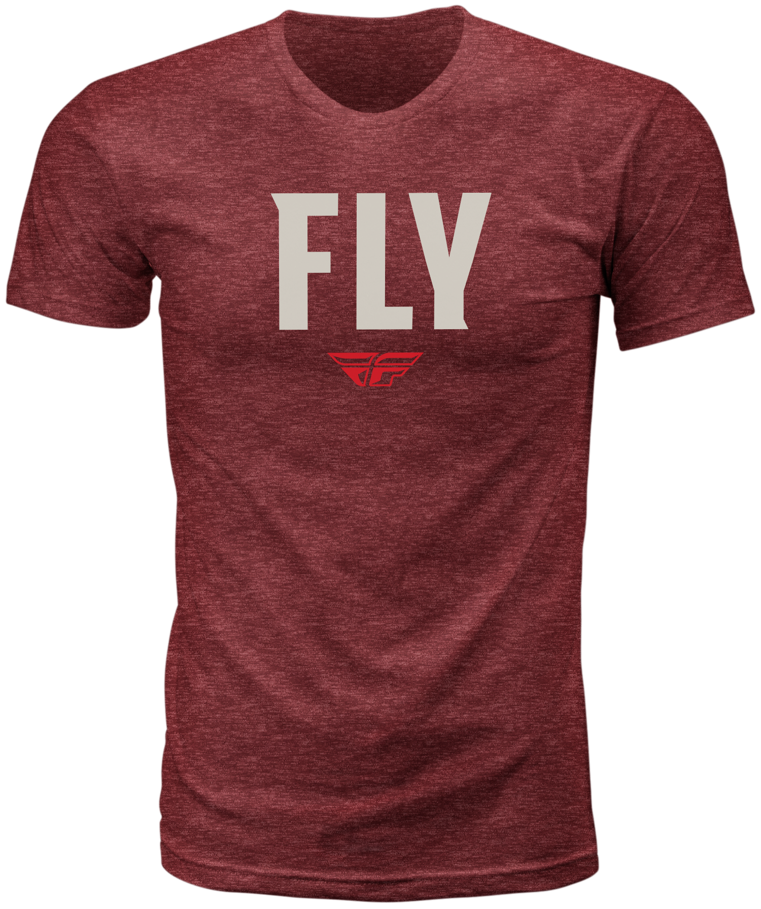 FLY RACING - FLY WFH TEE RED HEATHER SM - 352-0152S