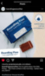Screenshot of an Instagram post from Boarding Pass Coffee, representing how product photography is useful in building a social media presence.