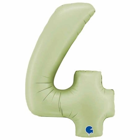 Miniatura: Palloncino numero verde - 66 cm