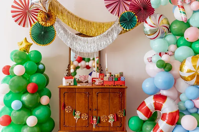 Miniatura: Ventagli decorativi natalizi