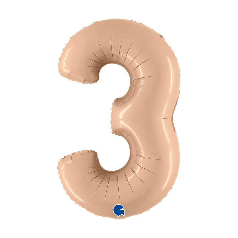 Miniatura: Palloncino numero Nude - 102 cm