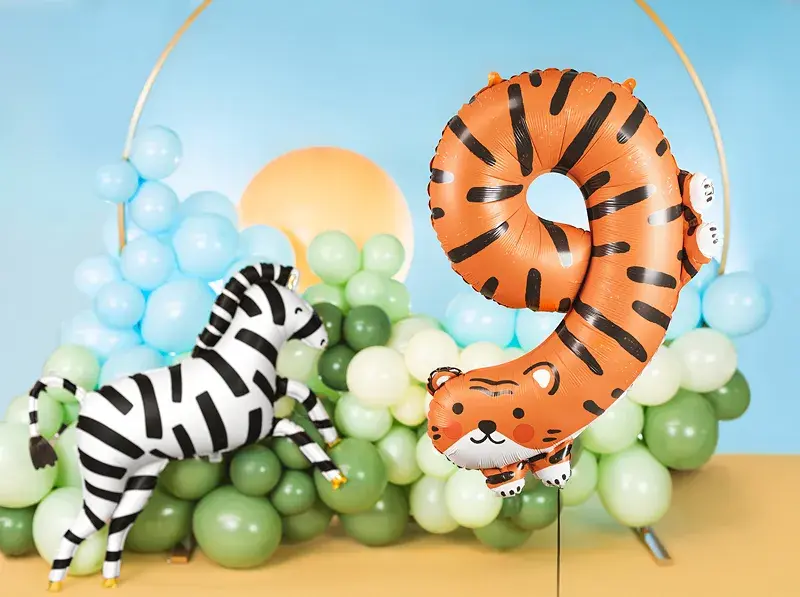 Miniatura: Palloncino Numero 9 - Tigre