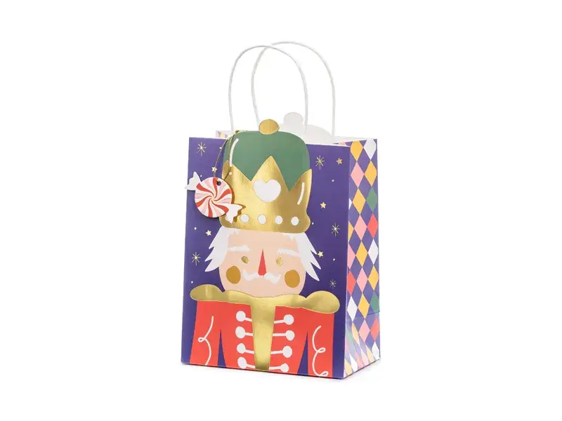 Borsa Regalo Blu "Schiaccianoci"