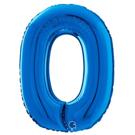Miniatura: Palloncino numero blu - 66 cm