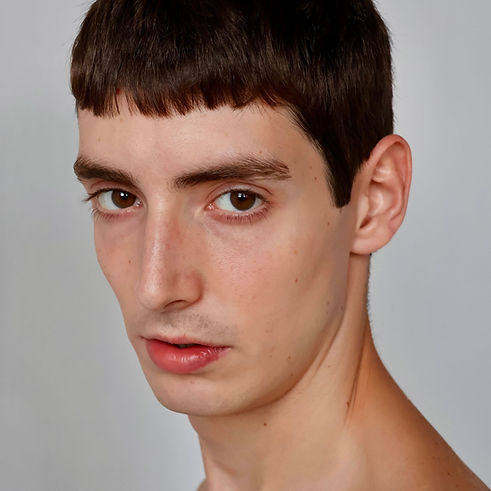 Headshot of male model