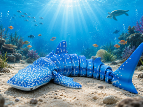 Explore the Ocean with our Whale Shark Figure Collectible
