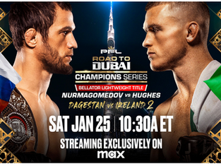 PFL's First 2025 Mega Event: Usman Nurmagomedov Defends Title in Dubai’s Thrilling Champions Series – Stream PFL Road to Dubai Champions Series Live on Max!