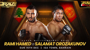Lebanese Knockout Sensation Rami Hamed Returns to BRAVE CF on December 15 at BRAVE CF 92