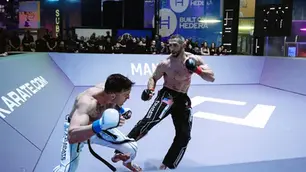 Levine KOs De Castaneda AGAIN to Retain Karate Combat Title