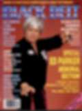 A man in martial arts attire striking a pose on the "Black Belt" magazine cover. Bold text features "Ed Parker Memorial Section."