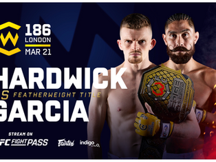 Hardwick vs Garcia Title Bout Set for London, Cage Warriors 186
