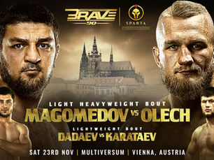 BRAVE CF 90 Main Event Shake Up: Undefeated Rasul Magomedov Headlines Against Submission King Łukasz Olech!