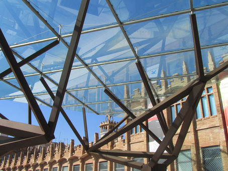 Glass vs. Brick. Modern vs. Old. Barcelona