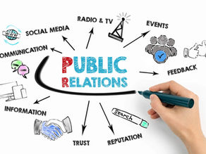 Online-sourced decorative artwork for public relations
