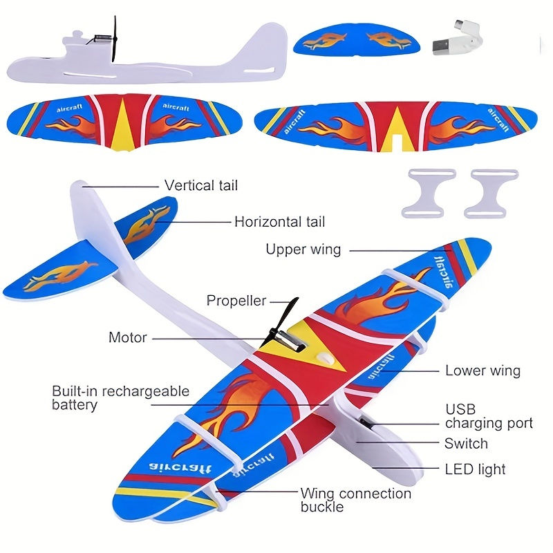 Miniature : Rechargeable Foam Airplane Durable Foam Environmental Protection Material Plane 