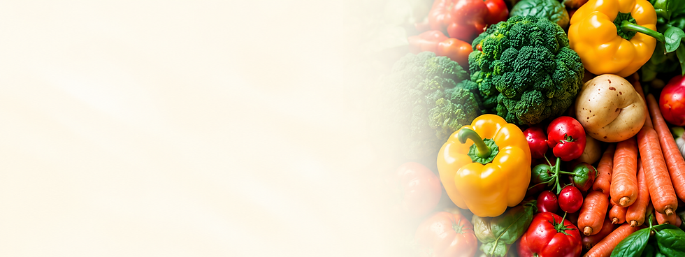 Fresh vegetables for healthy nutrition