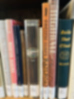 Bookshelf with 'Mountain Academy', 'Railroad', and 'Rails That Climb'
