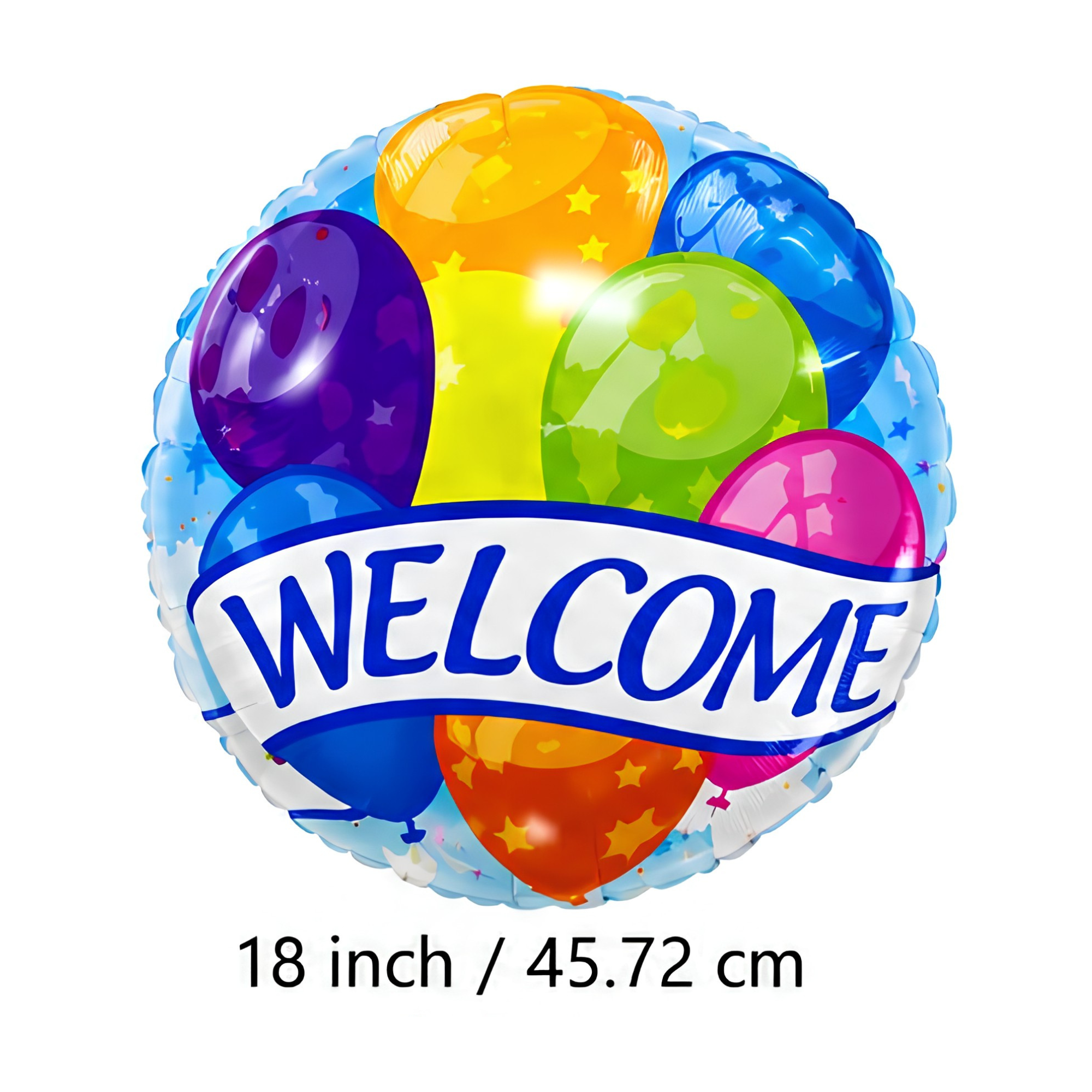 Welcome Home 4 18In Mylar Circular Balloon