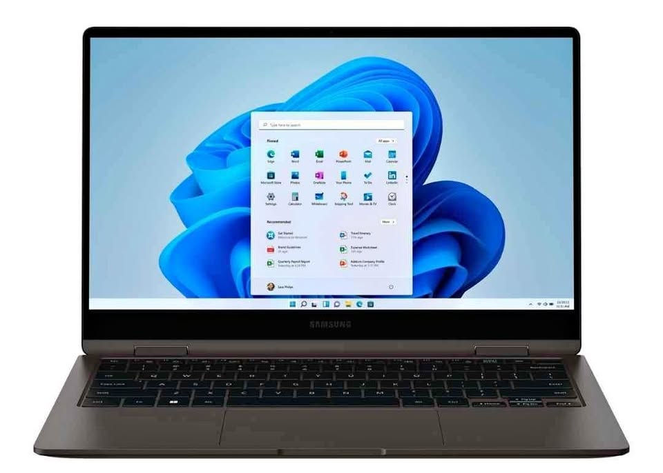 Thumbnail: Samsung - Galaxy Book2 360 13.3" AMOLED Touch Screen Laptop -Intel 12th Gen Core