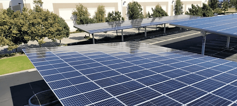 Solar Panel Carport Cleaning