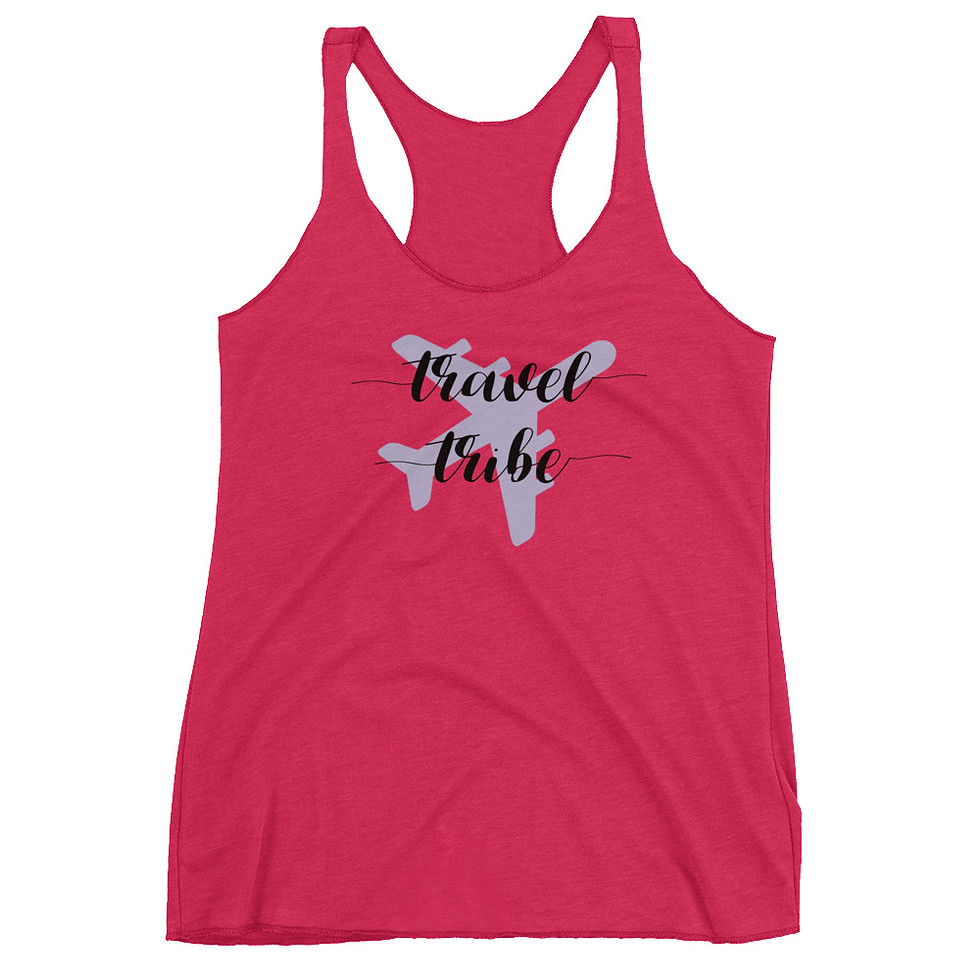 Thumbnail: Travel Tribe Tank w/ Black Font