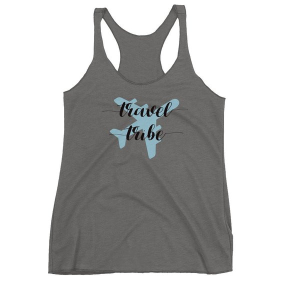 Travel Tribe Tank w/ Black Font